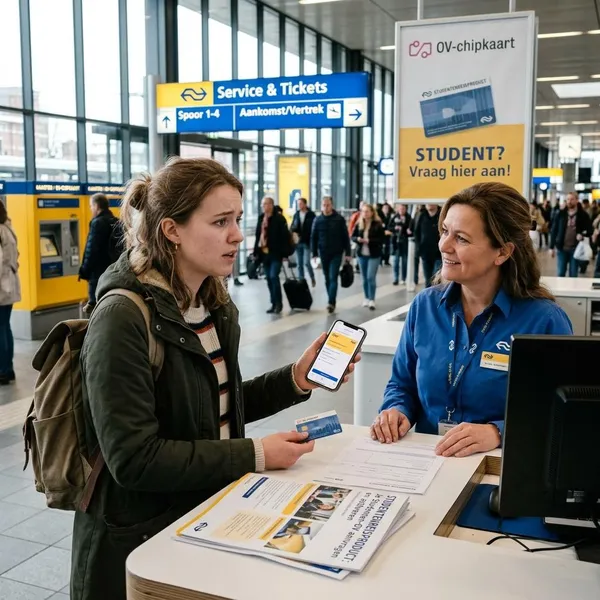 Studenten OV aanvragen in de juiste volgorde