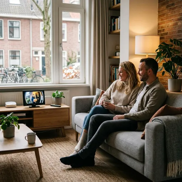 beveiligingscamera met scherm