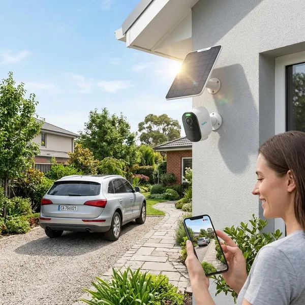 Hoe een camera op zonne-energie werkt