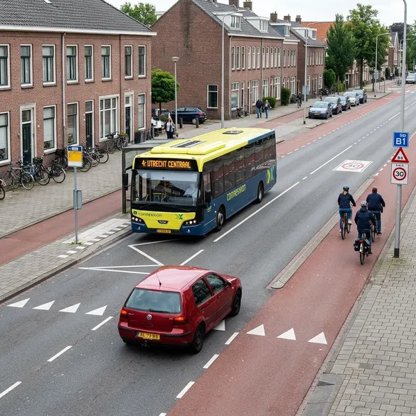 heeft de bus voorrang bebouwde kom
