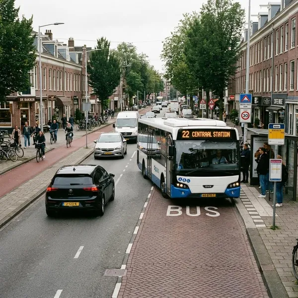 Wanneer heeft een bus geen voorrang