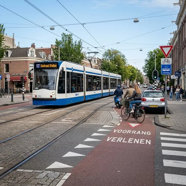 heeft een tram altijd voorrang