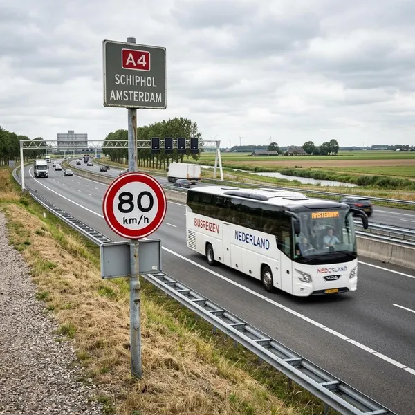 hoe hard mag een bus op de snelweg