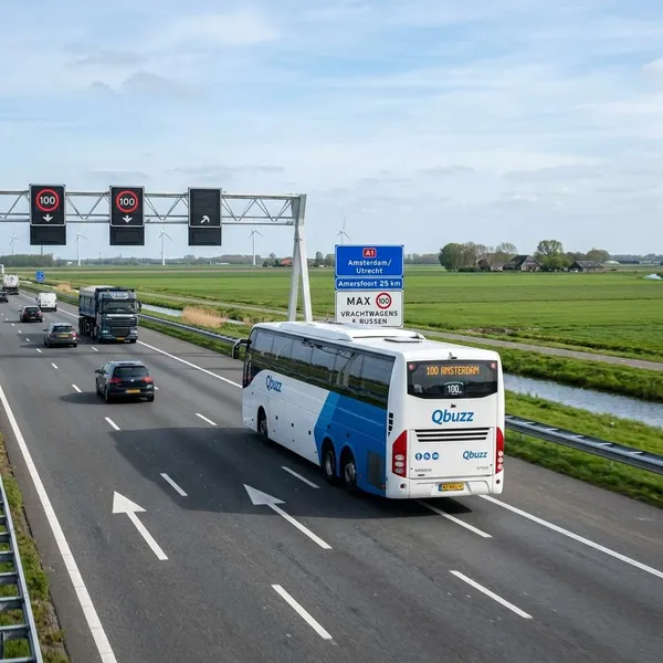 Wanneer mag een bus 100 km/u
