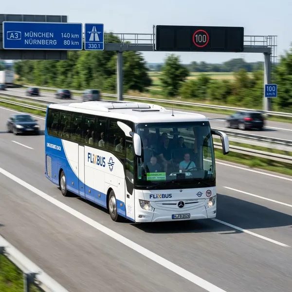 hoe hard mag een bus rijden in Duitsland