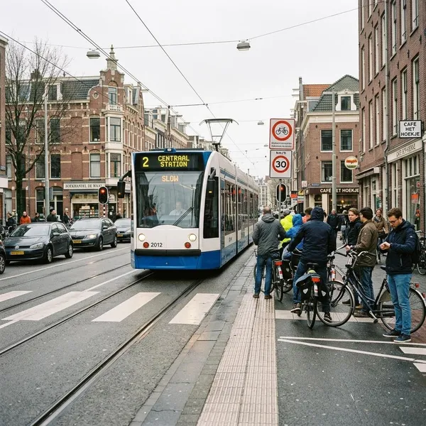 hoe hard rijdt een tram