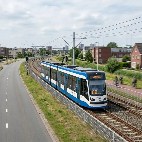 Waarom een tram vaak langzaam rijdt