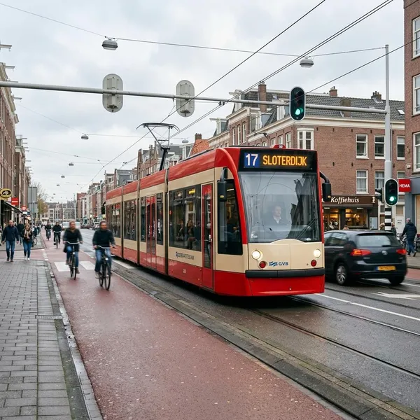 Waar een tram sneller kan rijden