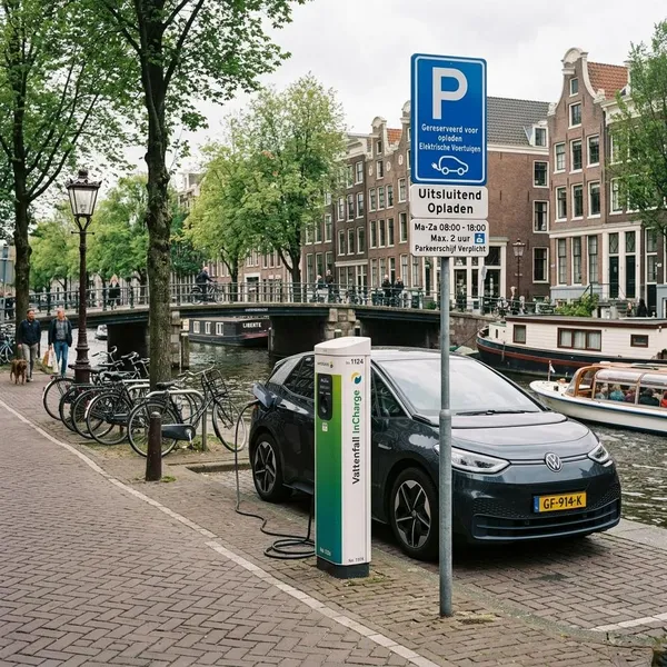 hoe lang mag je bij een laadpaal staan amsterdam