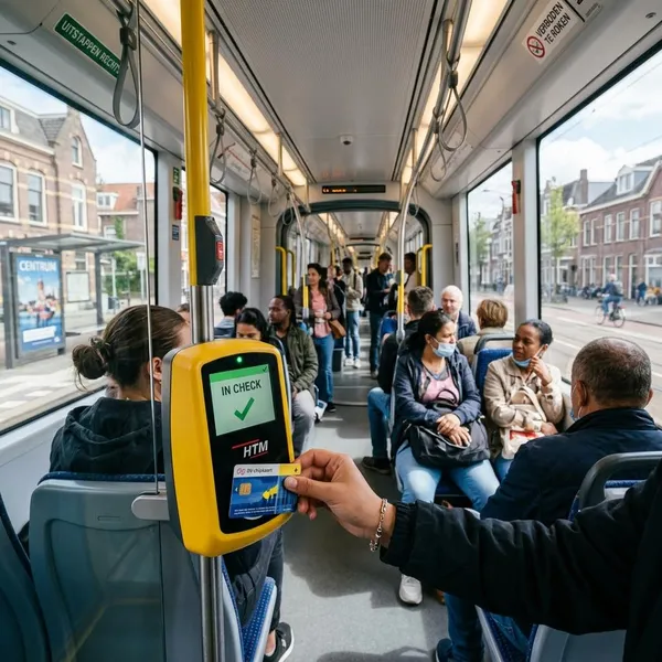 hoe werkt de tram in Den Haag
