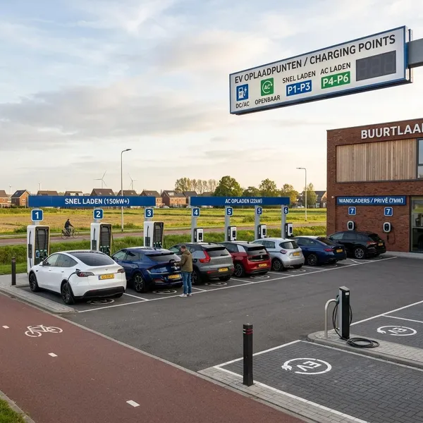 Hoeveel laadpalen zijn er in Nederland