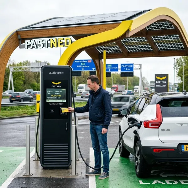 Hoe laden bij Fastned met ANWB werkt