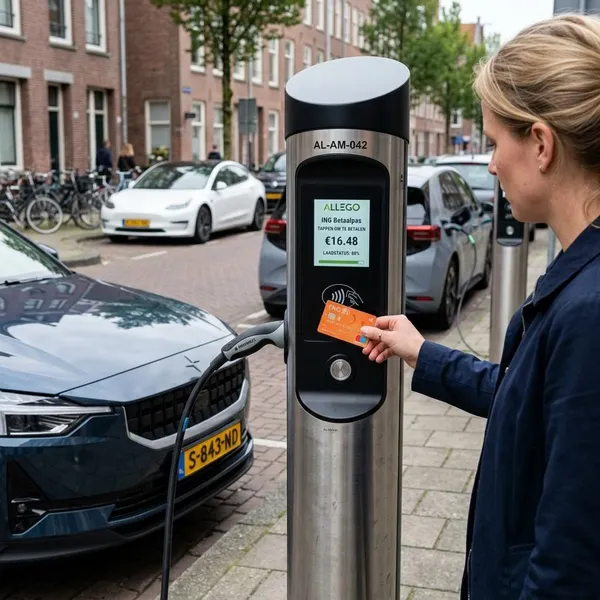 Kan je bij een laadpaal met pinpas betalen