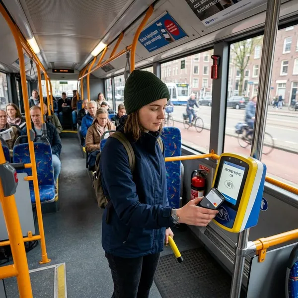 kan je met Apple Pay inchecken in de bus