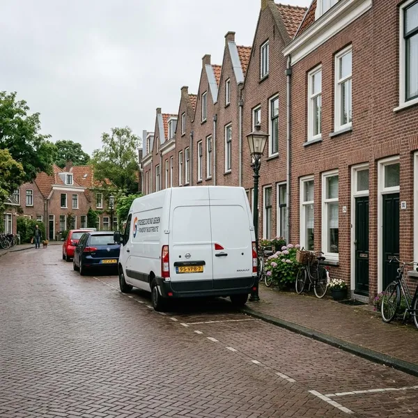 mag een bus in een woonwijk parkeren