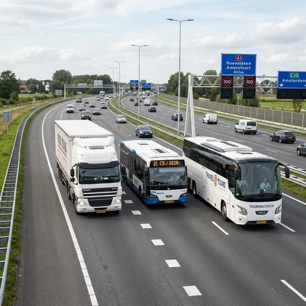 Wanneer is de derde rijstrook voor een bus niet verstandig of niet toegestaan