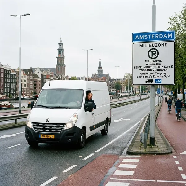 Mag een touringcar Amsterdam in