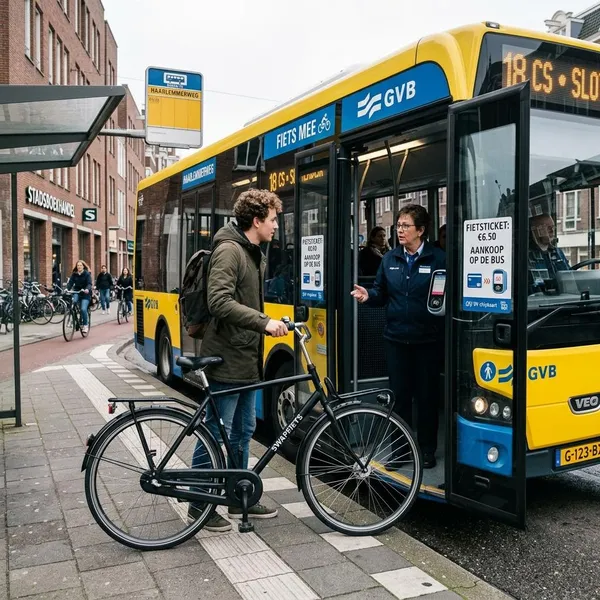 Wanneer kan een fiets toch mee in de bus