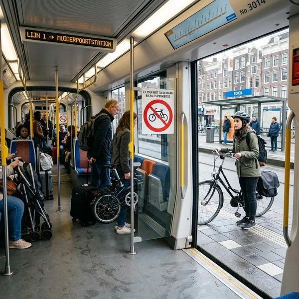 mag je met de fiets in de tram