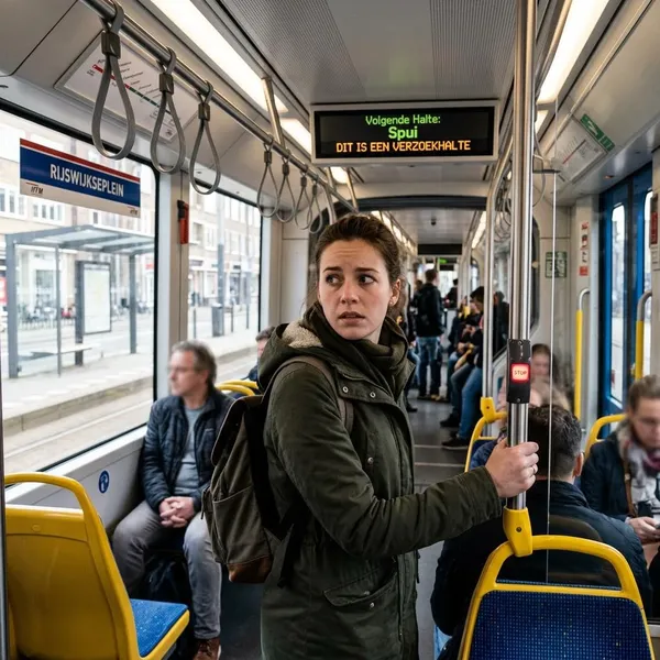 Wanneer stopt de tram zonder stopknop