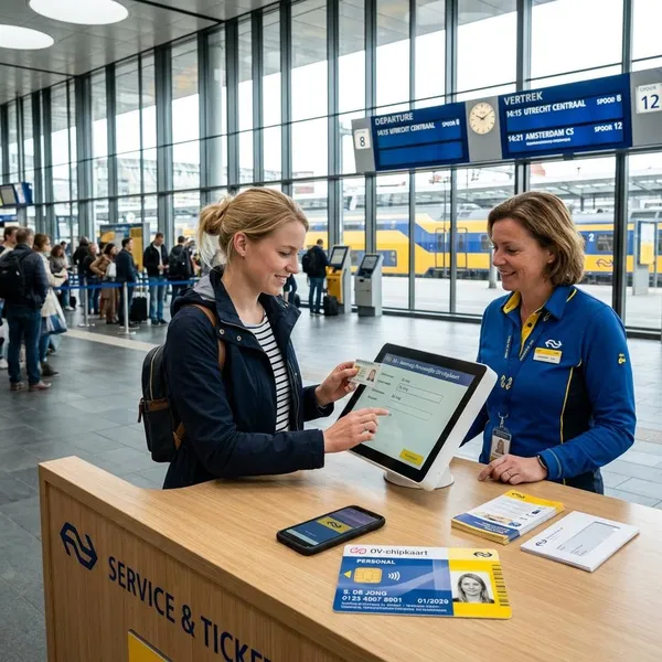 Wat mensen bedoelen met NS OV-chipkaart aanvragen
