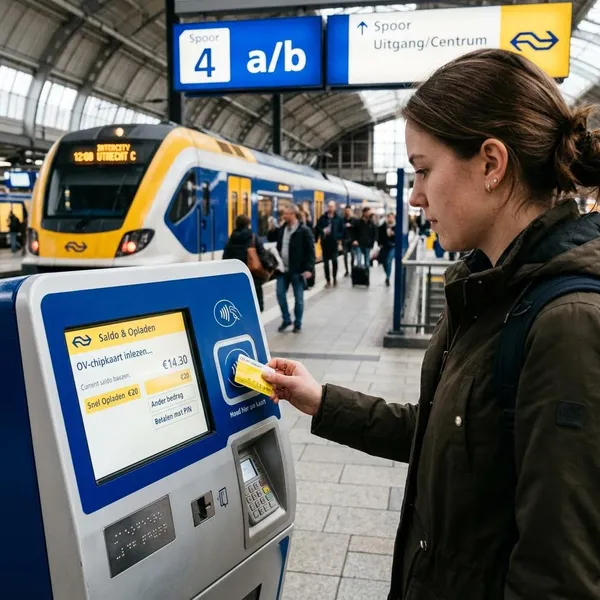 Waar vind je een oplaadpunt voor je OV-chipkaart