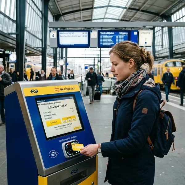 Wat kun je doen bij een OV-chipkaart oplaadpunt