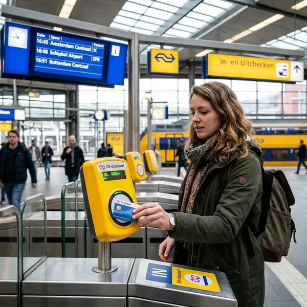 Wanneer je met je OV-chipkaart incheckt en uitcheckt