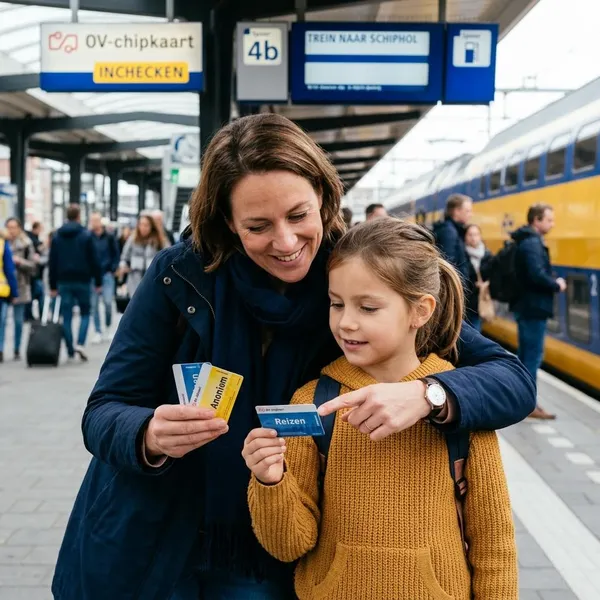 Goedkoop reizen met een kind in het OV