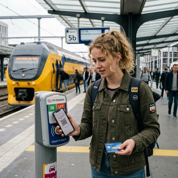 ov chipkaart op telefoon