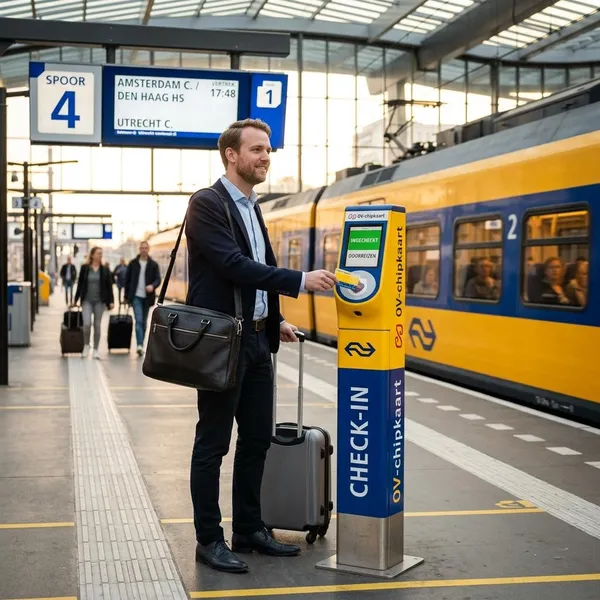 Hoe zakelijk reizen met OV-chipkaart werkt