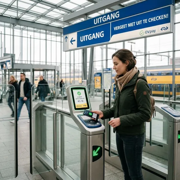 Kosten bij een gemiste uitcheck met OVpay