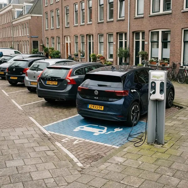 Mag je parkeren bij een laadpaal zonder bord