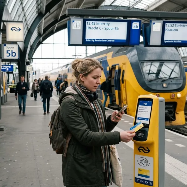 Wat gebeurt er als je vergeet uit te checken met je OV-chipkaart