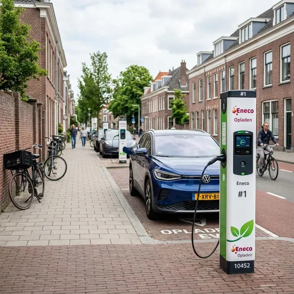 waar staan eneco laadpalen
