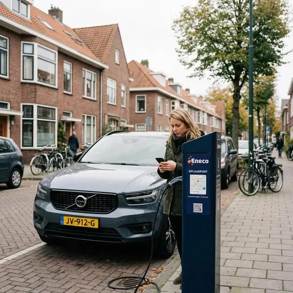 Waar staan Eneco laadpalen