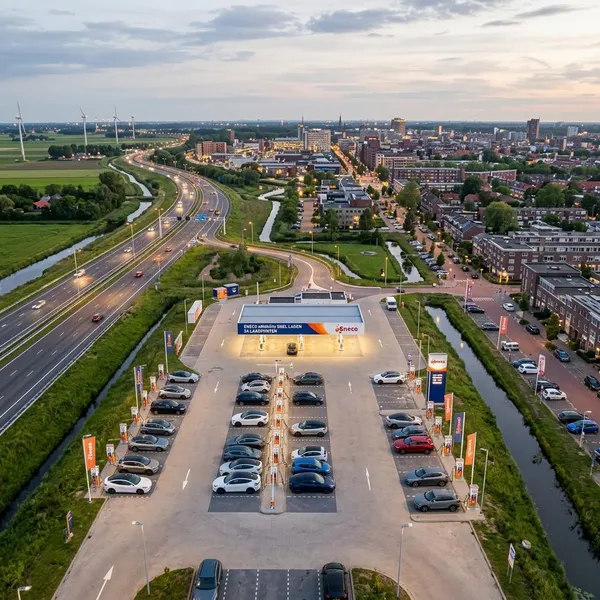 Als je geen Eneco laadpaal kunt vinden