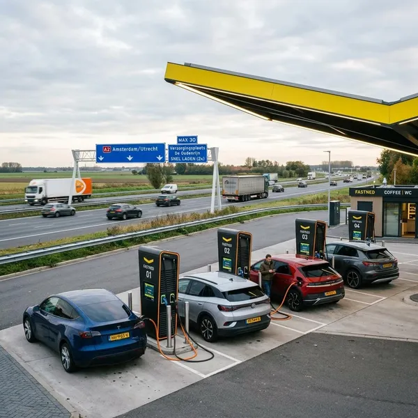 Waar laadpalen in Nederland meestal staan