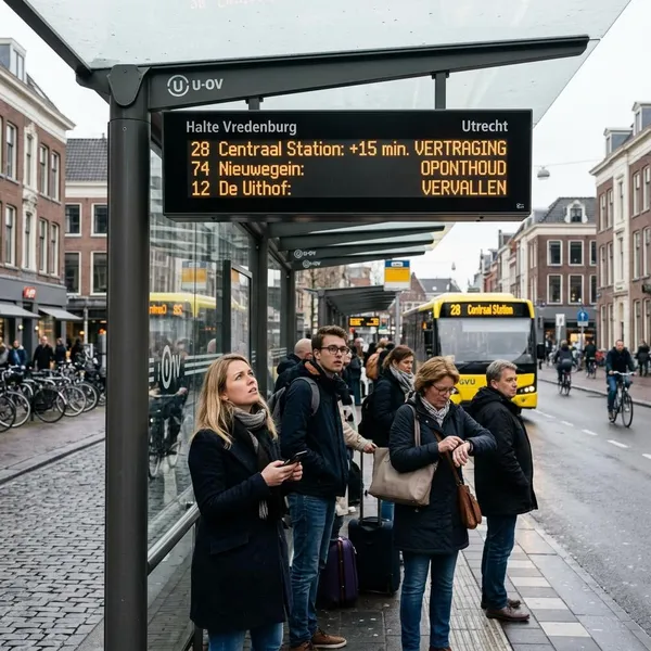 Wat betekent oponthoud bij de bus