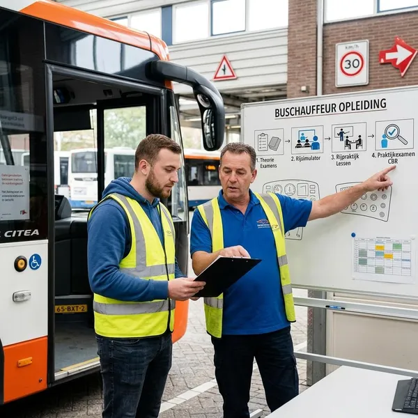 Welke examens doe je voor rijbewijs D