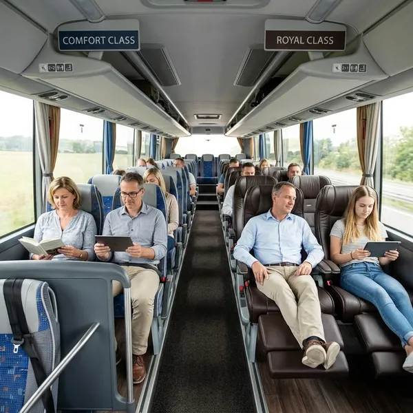 Verschil tussen Tourist Class en Comfort Class