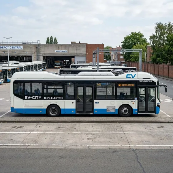 wat weegt een elektrische bus
