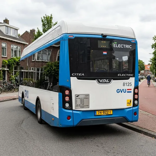 Waarom een elektrische bus vaak zwaarder is